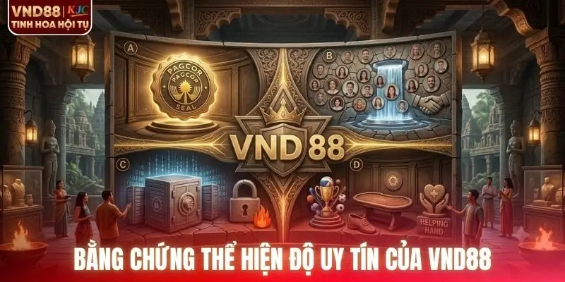 Bằng chứng khẳng định uy tín của VND88