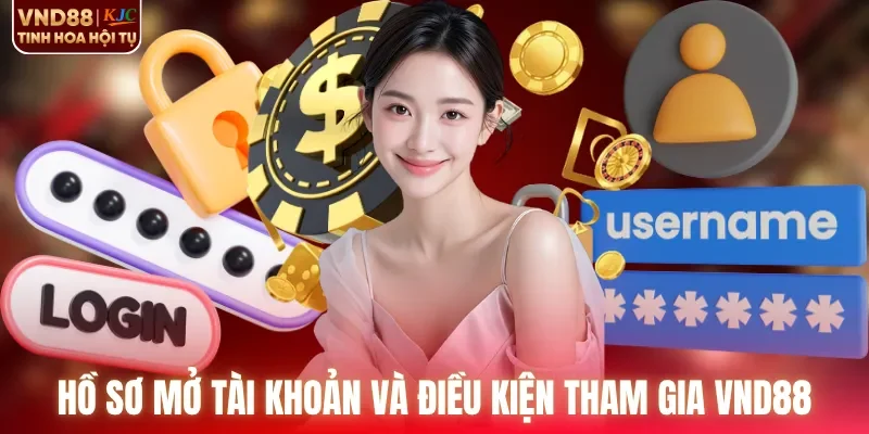 Hồ sơ mở tài khoản và điều kiện tham gia VND88