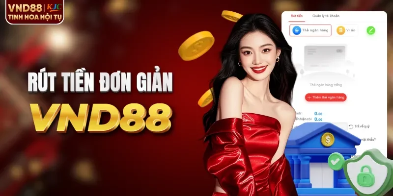 Hướng dẫn rút tiền VND88