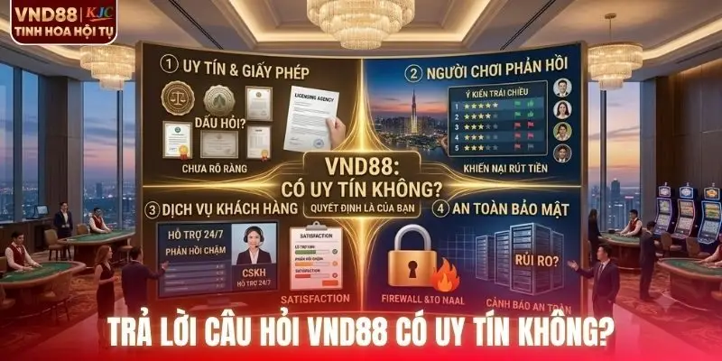 Trả lời chính xác câu hỏi VND88 có uy tín không?
